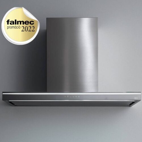 Falmec LUMINA EVO NRS 90 inox Fali páraelszívó Neon világítás 1 db motor