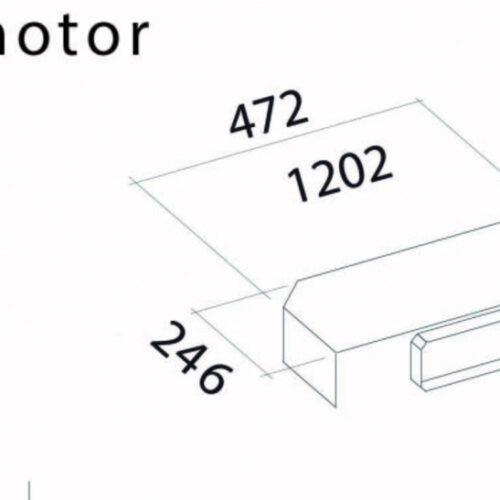 Falmec 2M SLIM Keskeny motor