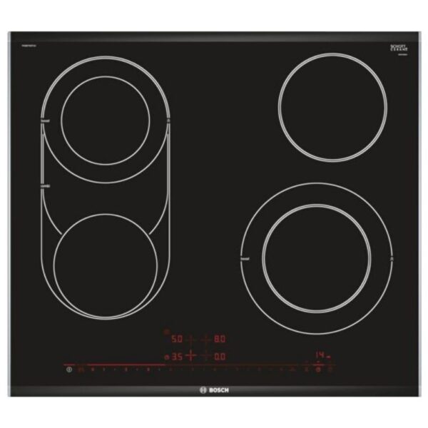 Bosch PKM675DP1D Beépíthető Kerámia főzőlap Fém keretes