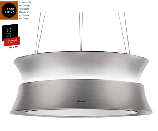 Falmec DAMA inox Sziget páraelszívó LED világítás 1 db motor