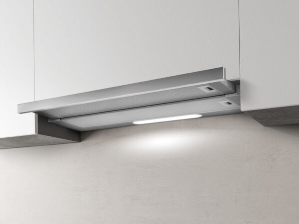 Elica ELITE 14 PLUS IX/A/60 inox Beépíthető Kihúzható páraelszívó LED világítás 1 db motor