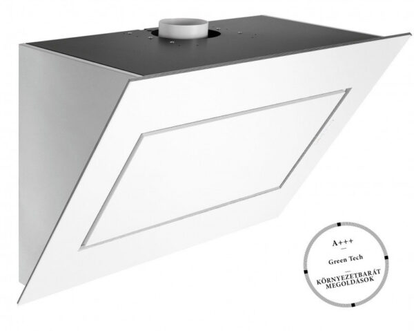 Falmec QUASAR GREEN TECH 90 fehér Fali páraelszívó LED világítás 1 db motor