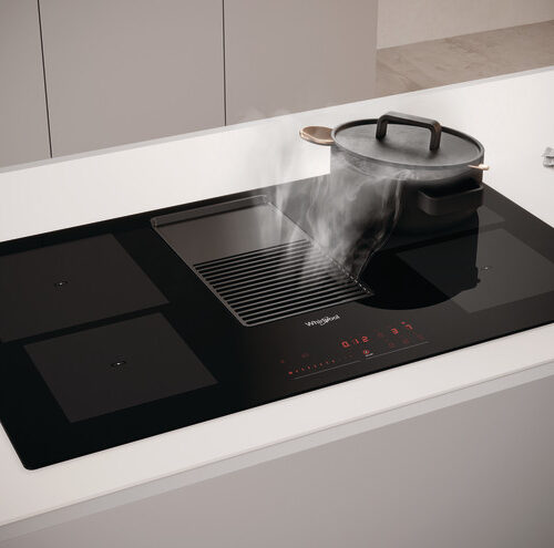 Whirlpool WVH 92 K/1 Beépíthető Indukciós főzőlap beépített páraelszívóval Keret nélküli