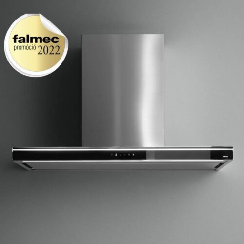 Falmec LUMINA EVO NRS 90 fekete Fali páraelszívó Neon világítás 1 db motor