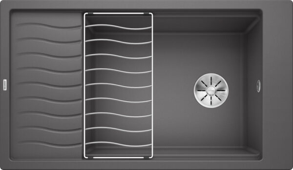 Blanco ELON XL 8S Silgránit Palaszürke színű Gránit mosogatótál (524871)