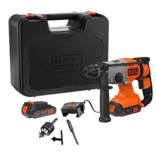 Black and Decker BCD900E2K-QW Fúrókalapács tároló dobozban POWERCONNECT™