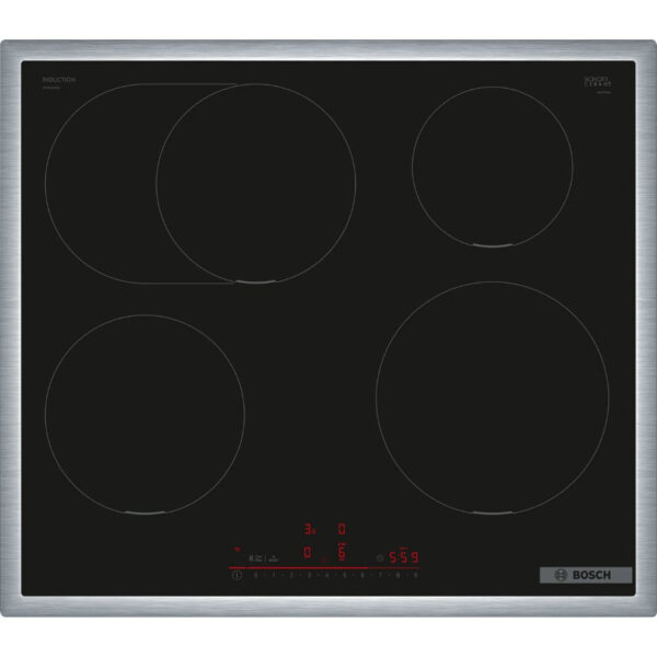 Bosch PIF645HB1E Beépíthető Indukciós főzőlap Fém keretes