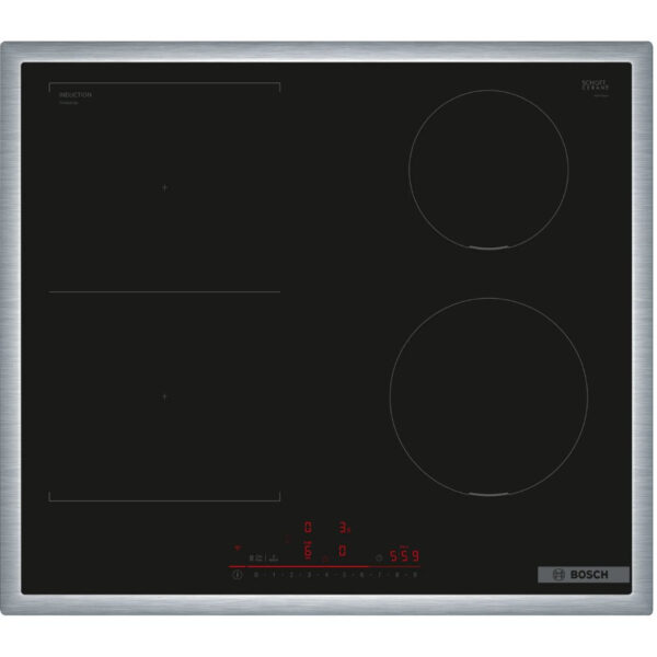 Bosch PVS645HB1E Beépíthető Indukciós főzőlap Fém keretes