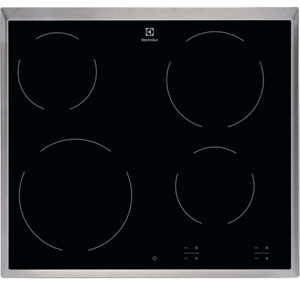 Electrolux EHF6240XXK Beépíthető Kerámia főzőlap Fém keretes