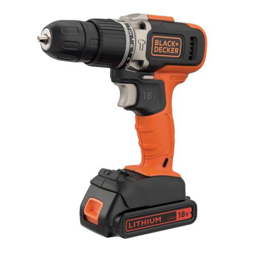 Black and Decker BCD003C1-QW Ütvefúró- csavarozó akku és töltő