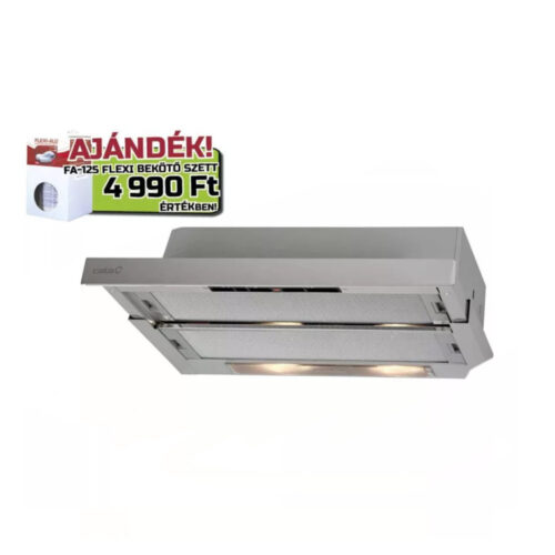 Cata TF-5260 X/L alu Beépíthető Kihúzható páraelszívó (Ledes) LED világítás 2 db motor