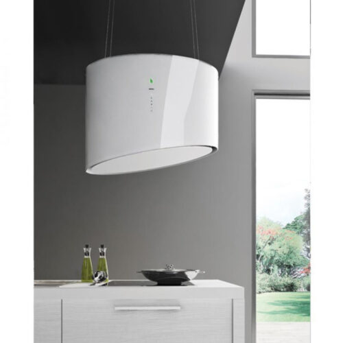 Falmec SPRING E.ion WHITE Sziget páraelszívó Neon világítás 1 db motor