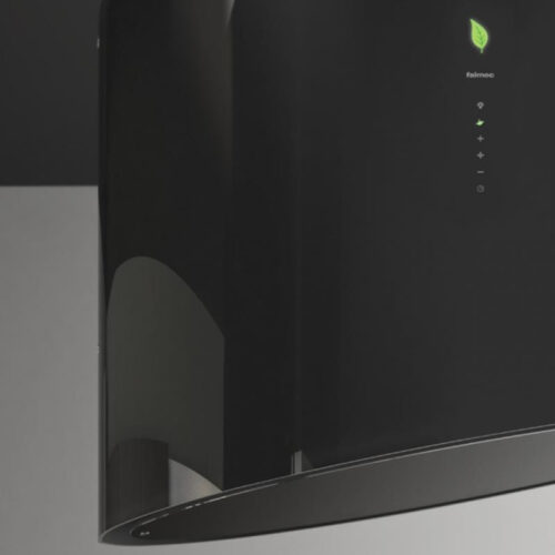 Falmec SPRING E.ion BLACK Sziget páraelszívó Neon világítás 1 db motor