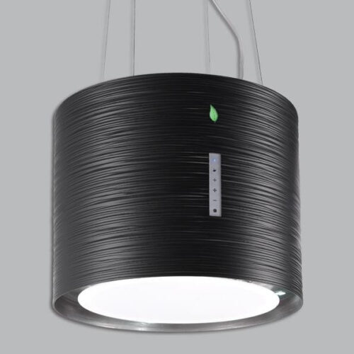 Falmec TWISTER E.ion BLACK Sziget páraelszívó LED világítás 1 db motor