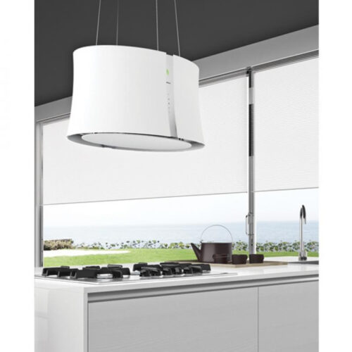 Falmec ZEPHIRO E.ion WHITE Sziget páraelszívó LED világítás 1 db motor