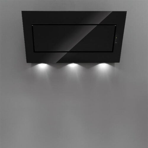 Falmec QUASAR EVO GLASS 60 fekete T800 Fali páraelszívó LED világítás 1 db motor