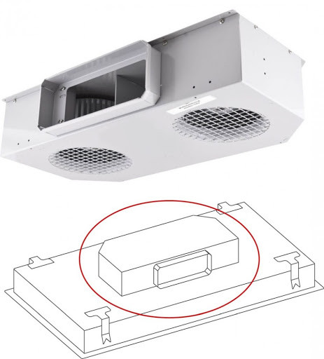 Falmec Kompakt Slim motor mennyezeti elszívókhoz