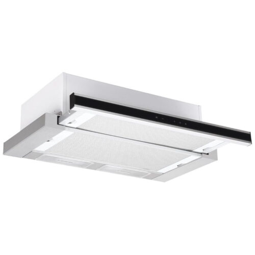SILVERLINE NEW LINE 1350 60cm feketeBeépíthető Kihúzható páraelszívó LED világítás 2 db motor