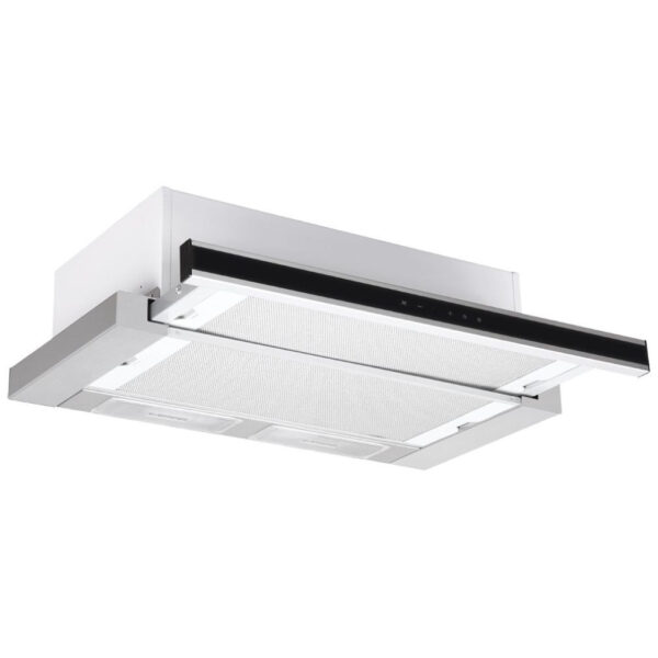 SILVERLINE NEW LINE 1350 60cm feketeBeépíthető Kihúzható páraelszívó LED világítás 2 db motor