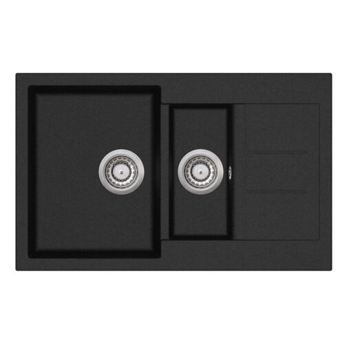 EVIDO Cubo 6S Compact Antracit színű Gránit mosogatótál (105574)