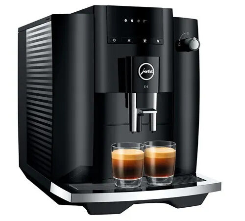 Jura E4 Piano Black Őrlőműves automata Kávéfőző