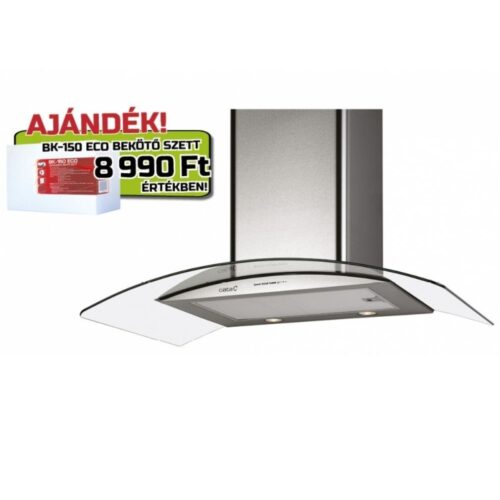 Cata GAMMA GLASS 600 GX/E LED Fali páraelszívó LED világítás 1 db motor