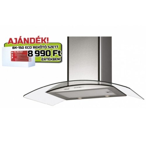 Cata GAMMA GLASS 900 GX/E LED Fali páraelszívó LED világítás 1 db motor