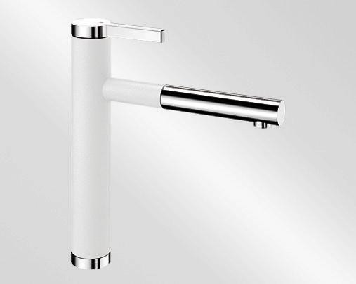 Blanco LINEE-S Silgránit-K Fehér színű-K Gránit - króm csaptelep (518441)