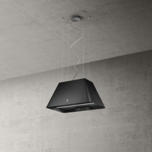 Elica IKONA LIGHT BL/F/60 fekete Sziget páraelszívó LED világítás 1 db motor