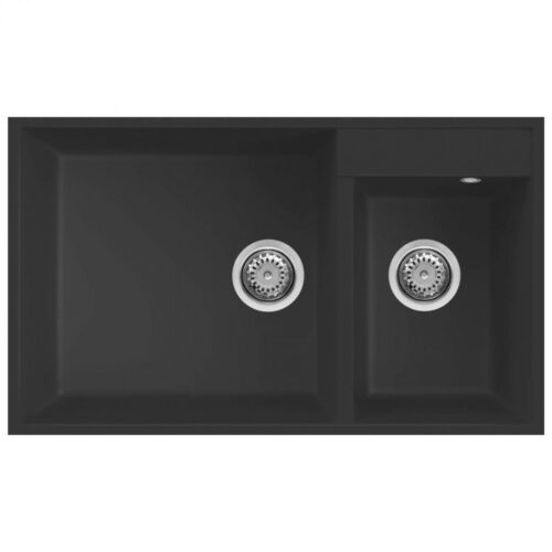 Elleci Quadra 440 G40 Nero Gránit mosogatótálca
