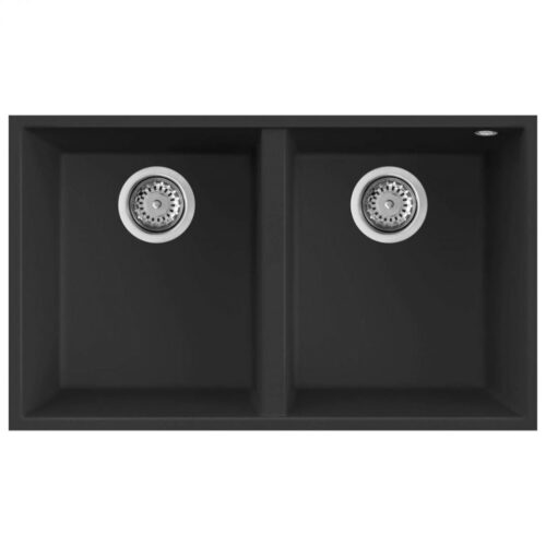 Elleci Quadra 340 G40 Nero Gránit mosogatótálca