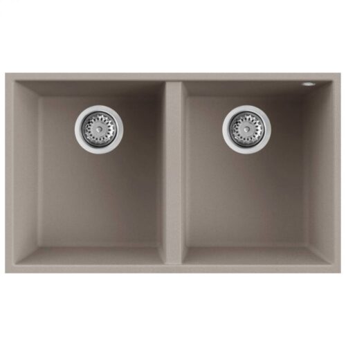 Elleci Quadra 340 G43 Tortora Gránit mosogatótálca