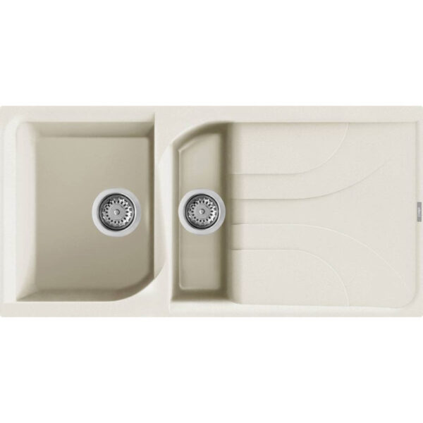 Elleci Ego 475 G62 Bianco Antico Gránit mosogatótálca (LGE47562)Munkalapra szerelhető