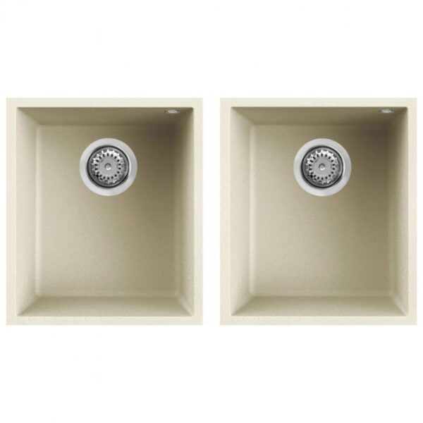 Elleci Quadra 200 G62 Bianco Antico Gránit mosogatótálca