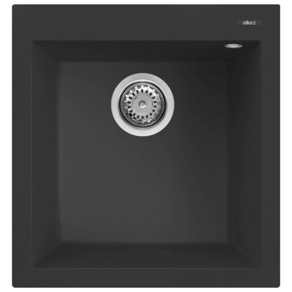 Elleci Quadra 102 G40 Nero Gránit mosogatótálca (LGQ10240)Munkalapra szerelhető