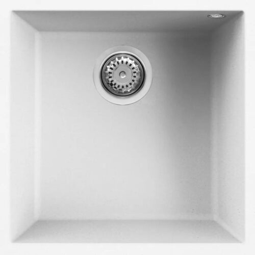 Elleci Quadra 102 G68 Bianco Gránit mosogatótálca