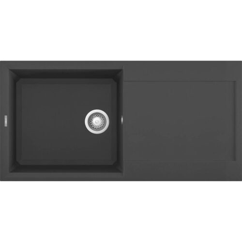 Elleci Easy 480 M70 Nero metal Gránit mosogatótálca (LMY48070)Munkalapra szerelhető