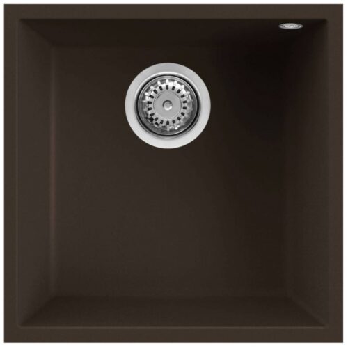 Elleci Quadra 102 M78 Espresso Gránit mosogatótálca