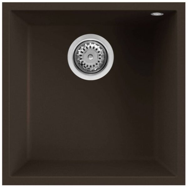 Elleci Quadra 102 M78 Espresso Gránit mosogatótálca