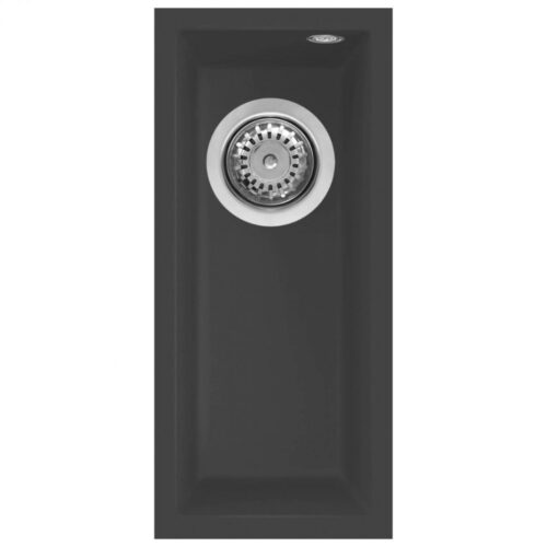 Elleci Quadra 50 M70 Nero metal Gránit mosogatótálca