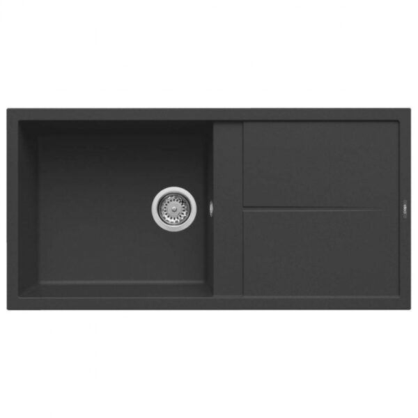 Elleci Unico 480 G40 Nero Gránit mosogatótálca (LGU48040)Munkalapra szerelhető