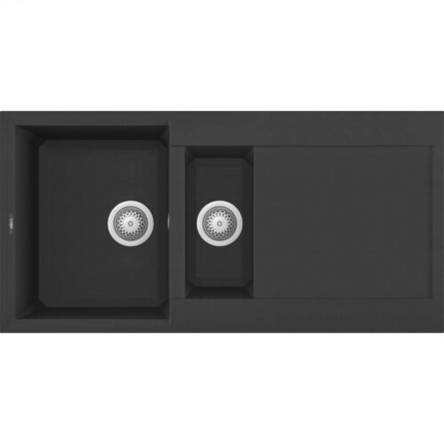 Elleci Easy 475 G40 Nero Gránit mosogatótálca (LGY47540)Munkalapra szerelhető