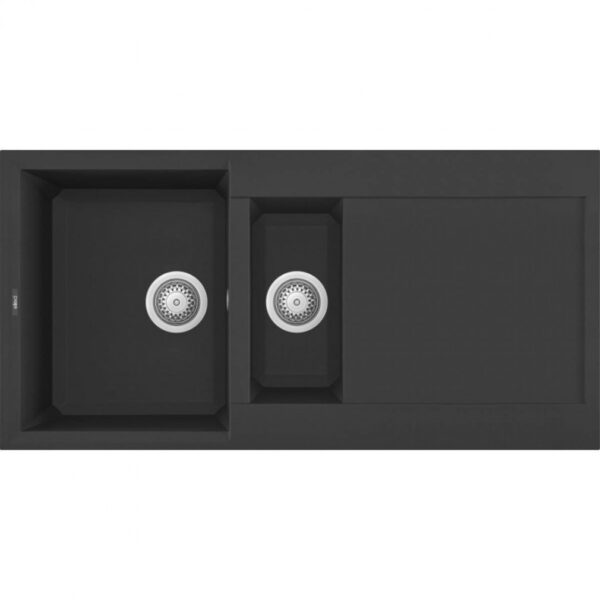 Elleci Easy 475 G40 Nero Gránit mosogatótálca (LGY47540)Munkalapra szerelhető