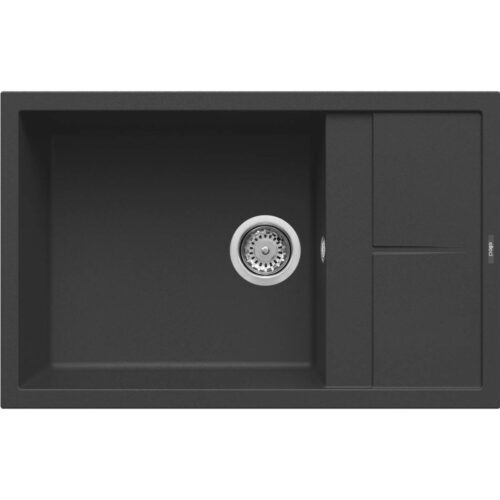 Elleci Unico 310 G40 Nero Gránit mosogatótálca ( LGU31040)Munkalapra szerelhető