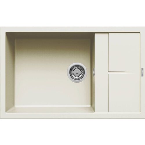 Elleci Unico 310 G62 Bianco Antico Gránit mosogatótálca (LGU31062)Munkalapra szerelhető