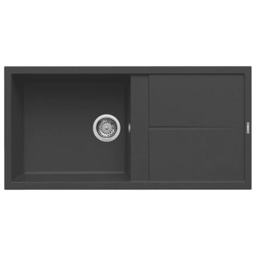 Elleci Unico 480 G59 Antracite Gránit mosogatótálca (LGU48059)Munkalapra szerelhető