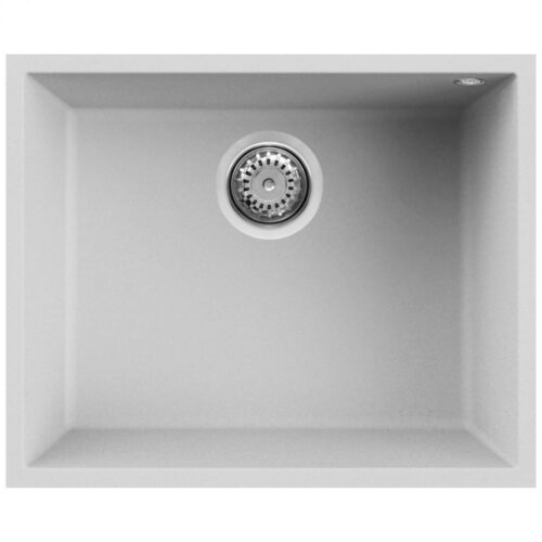 Elleci Quadra 105 G68 Bianco Gránit mosogatótálca