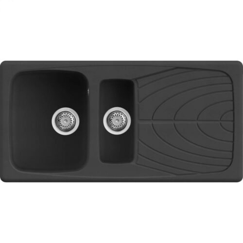 Elleci Master 475 G40 Nero Gránit mosogatótálca (LGM47540)Munkalapra szerelhető