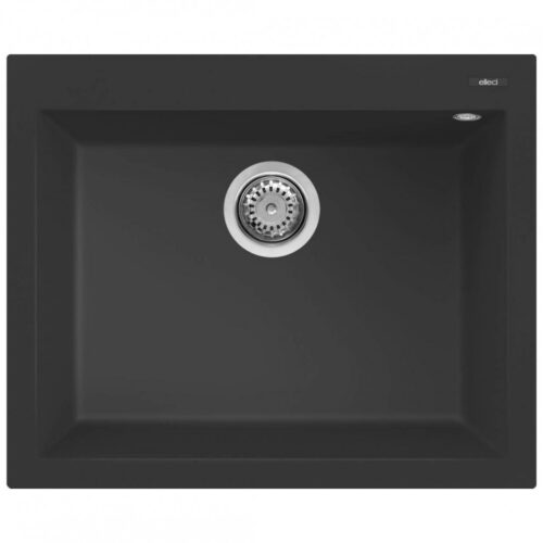 Elleci Quadra 110 G40 Nero Gránit mosogatótálca (LGQ11040)Munkalapra szerelhető