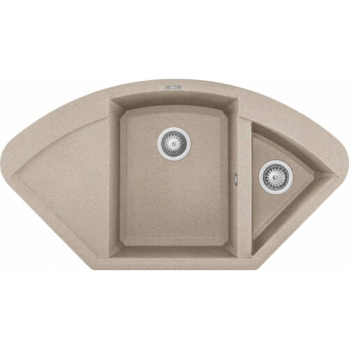 Elleci Easy Corner G51 Avena Gránit mosogatótálca (LGYCOR51)Munkalapra szerelhető